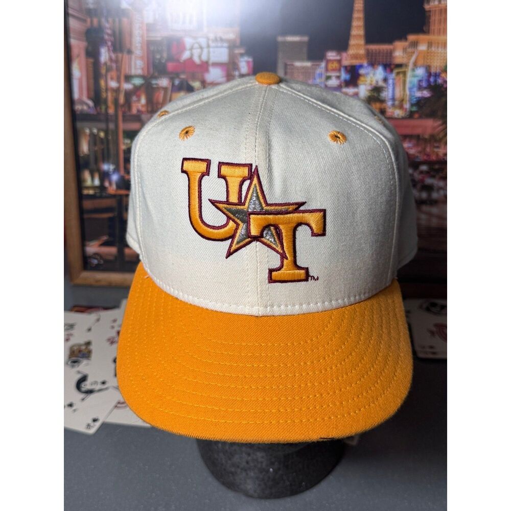 Vintage University of Tennessee Vols New Era 5950 Fitted Hat 7 3/8 Wool NCAA Cap